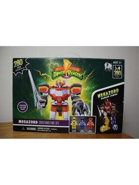 Mighty Morphin Power Rangers Megazord Ranger Combo Construction Set Open Box